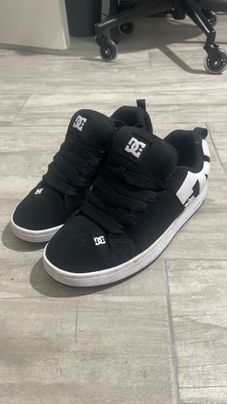 DC Shoes Black White Sneakers