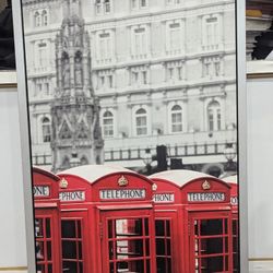 Ikea Picture: Red Telephone Boxes in London 