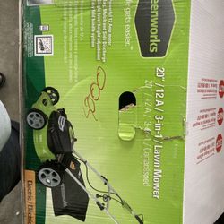 Greenworks 20" 12 Amp Corded Electric Push Walk-Behind Mower