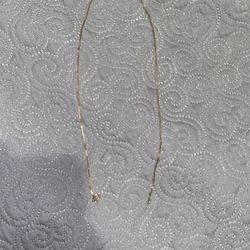 14k Solid Gold Cable Chain
