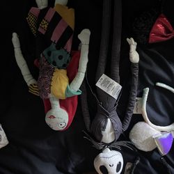 Jack and sally plushies real from disney 