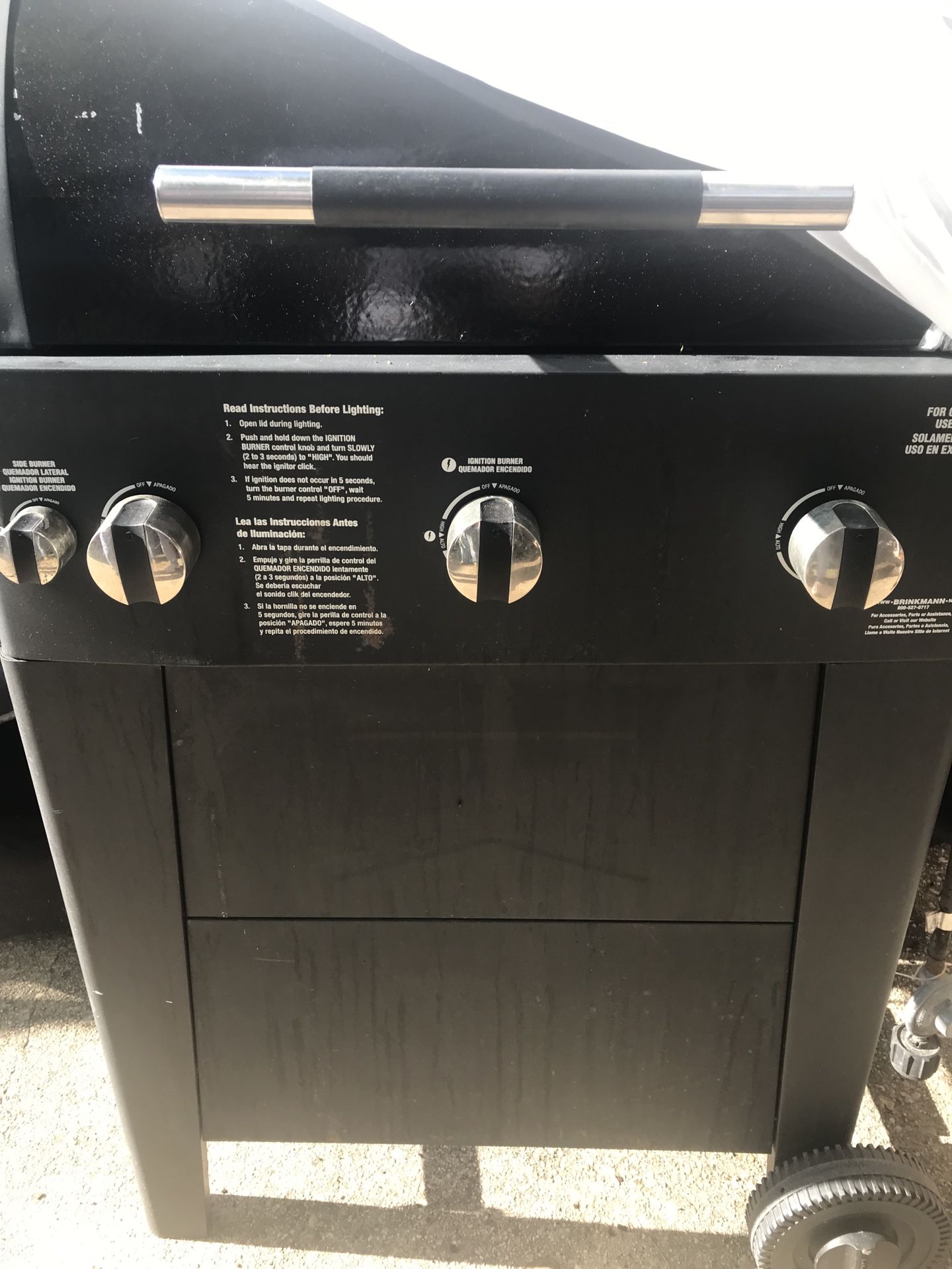 Brinkman gas grill