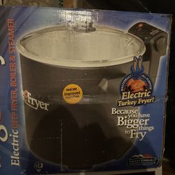 28 Quart Deep Fryer For turkeys, Steamer And Boiler