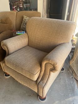 3 seater couch and chair with footstool