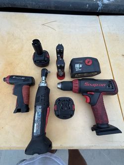 Snap on cordless tools