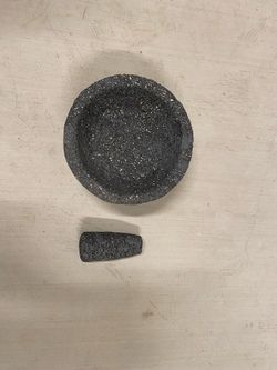 Authentic Volcanic Stone Molcajete – Large Size