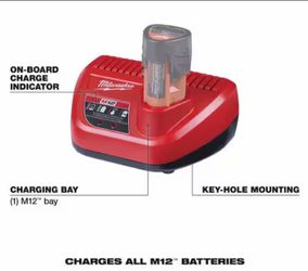 New Genuine Milwaukee M12 Battery Charger 48-59-2401
