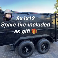 Brand New Hydraulic Dump Trailer with Diamond Walls 💠