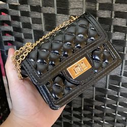 Black jelly purse 