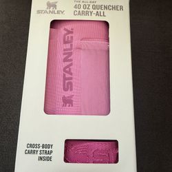 NEW Stanley THE ALL DAY 40 OZ QUENCHER CARRY ALL-PEONY