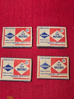 Vintage match boxes