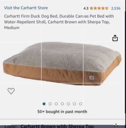 Carhartt Sherpa Top Dog Bed 27”x35”