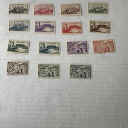 Libya Fezzan Complete Set Of Stamp MLH 