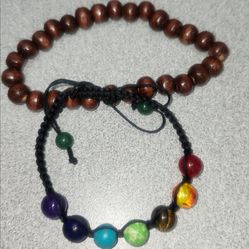 2 Beaded Bracelets