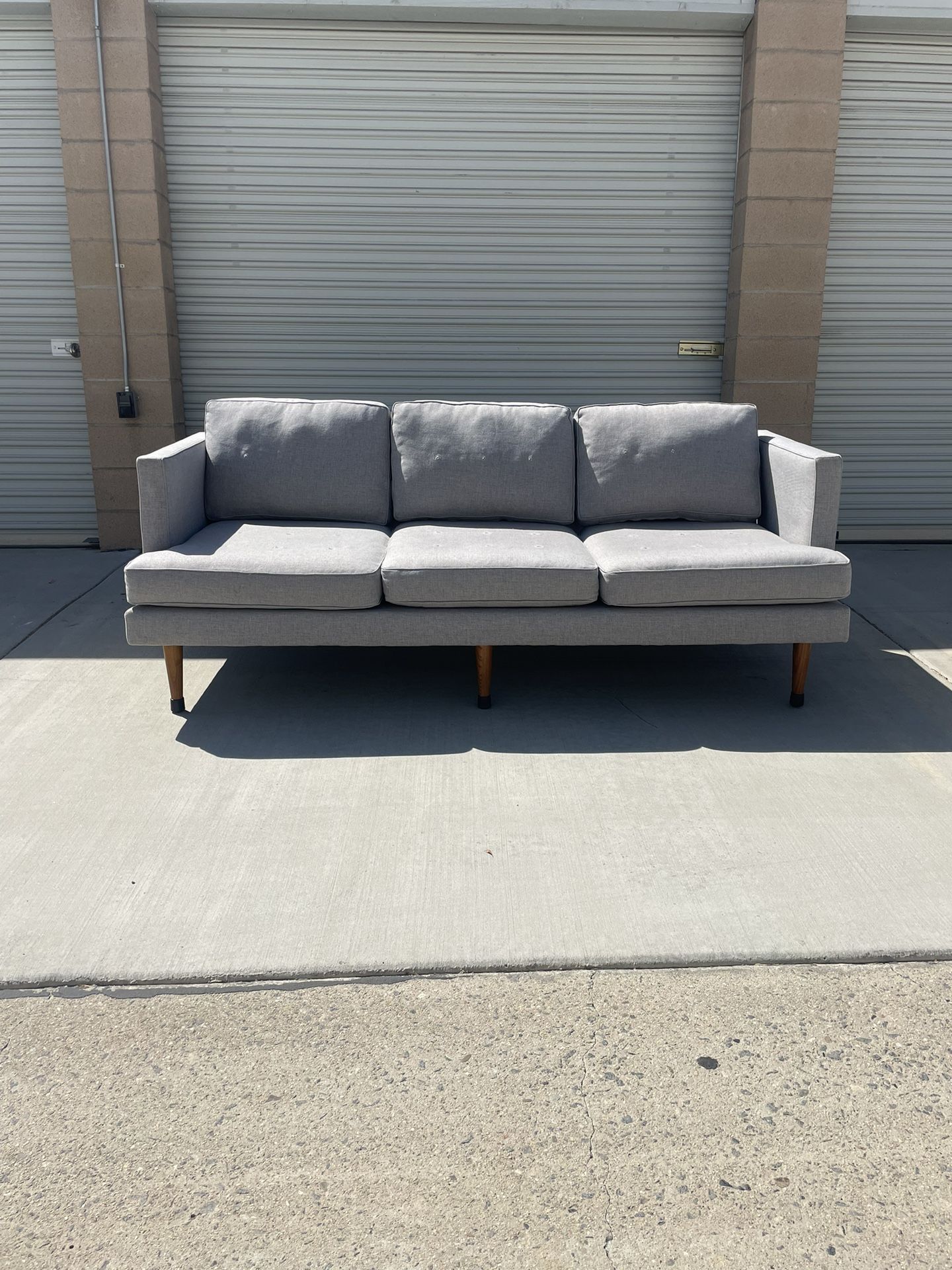 Gray Modern West Elm Sofa