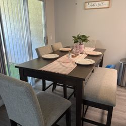 Dark wood Dining table 