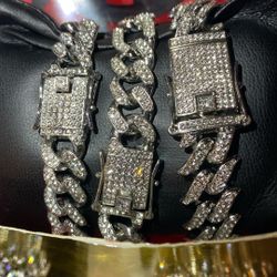 Bracelet Set Of Three Pieces Ice Lab Stones