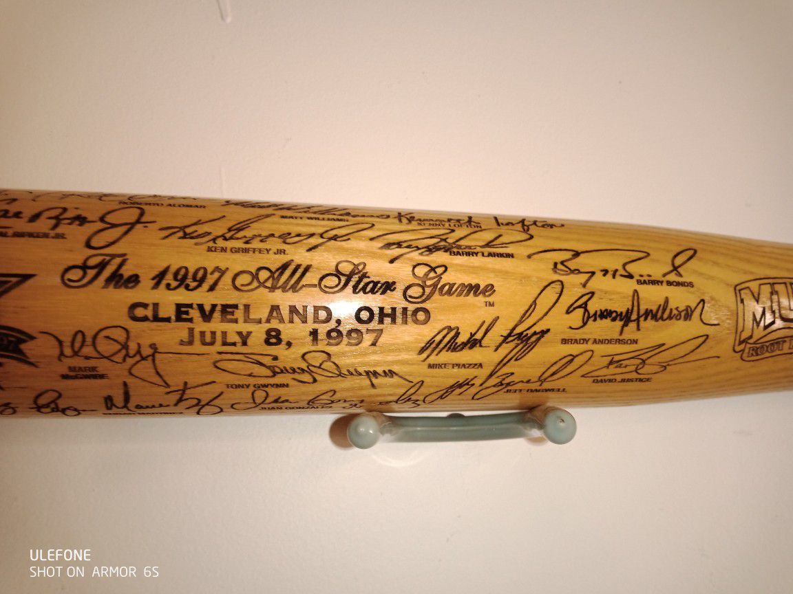 97 baseball all-star signature bat