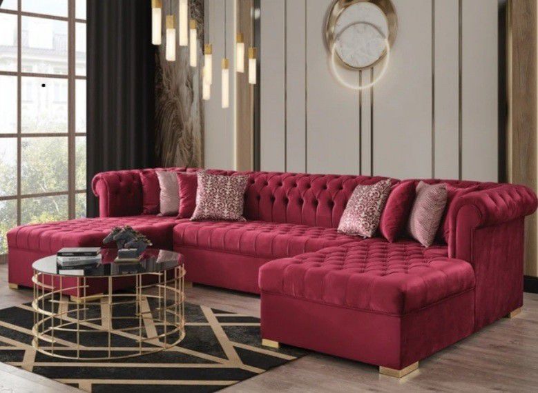 Same Day Free Delivery Lauren Velvet, Sectional Sofas Free Delivery
