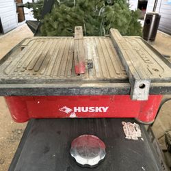 Husky THD750L Tile Saw – Wet Saw for Tile Cutting