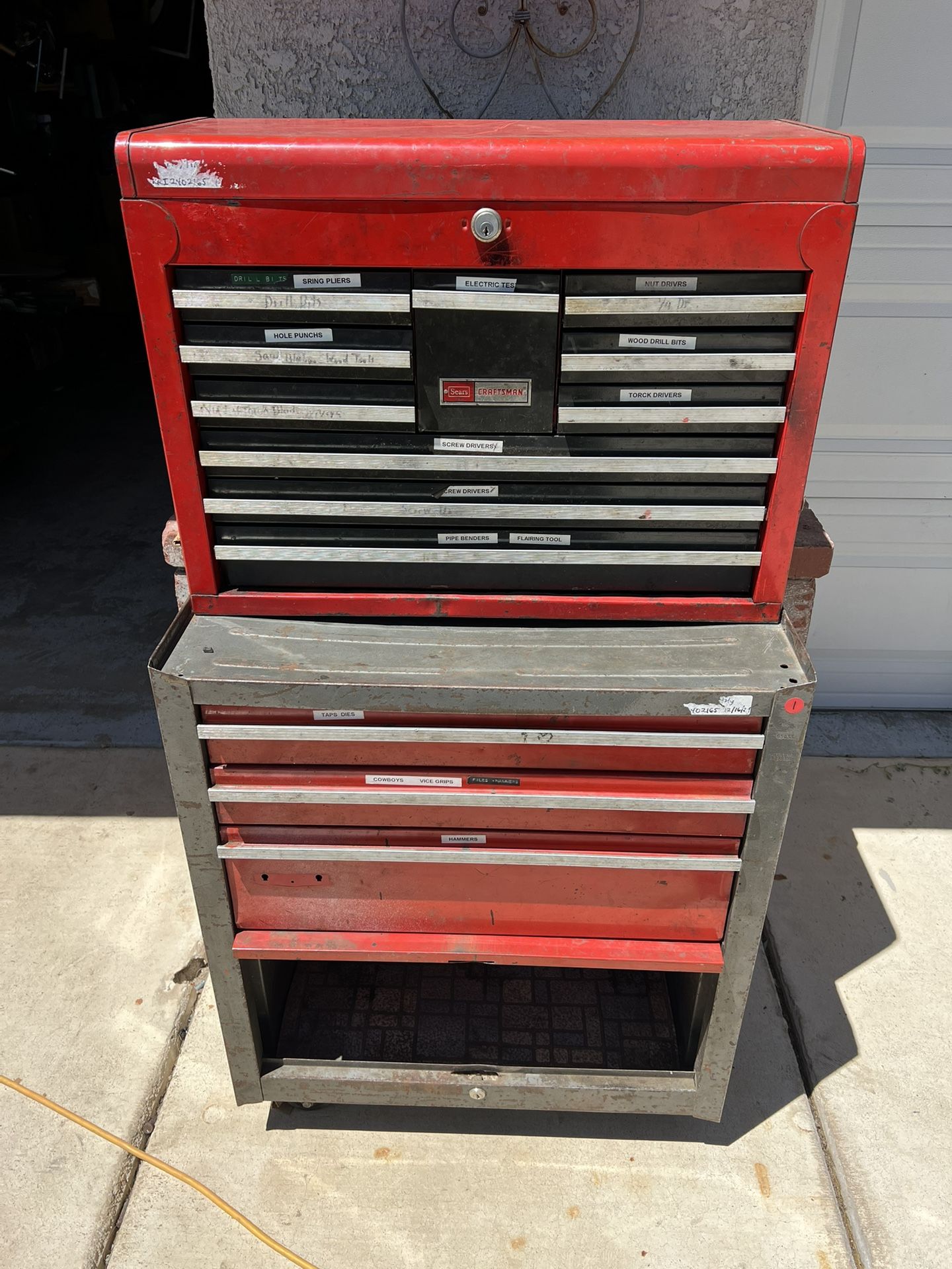 2 Tier Craftsman Tool Box
