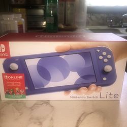 New Dark Blue Nintendo Switch Lite 