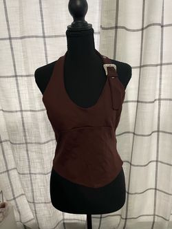 Women large top with belt