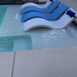 Ledge Lounger Pool Chaises