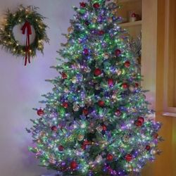 7 5ft Christmas Tree With Storage Bag On Wheels