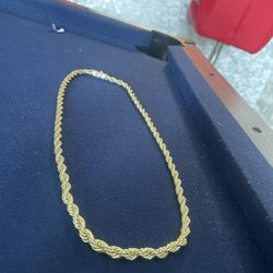 14k Gold Rope Chain 