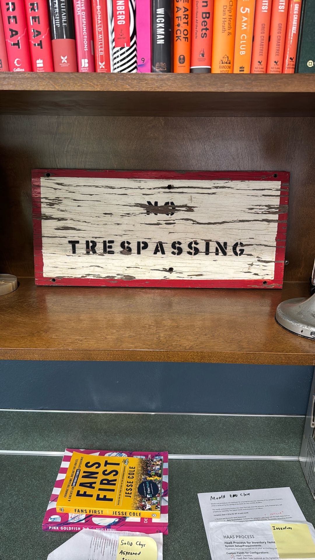 Vintage Hand Painted Sign