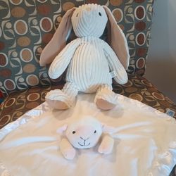 Brand New Baby Plushie And Blanket -- Only Ever Used For Staging House!