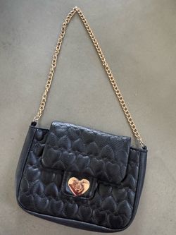 Girls Small Black Purse and Two Large Zippered Wallets