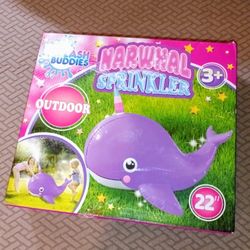 New Norwhal Whale Sprinkler 
