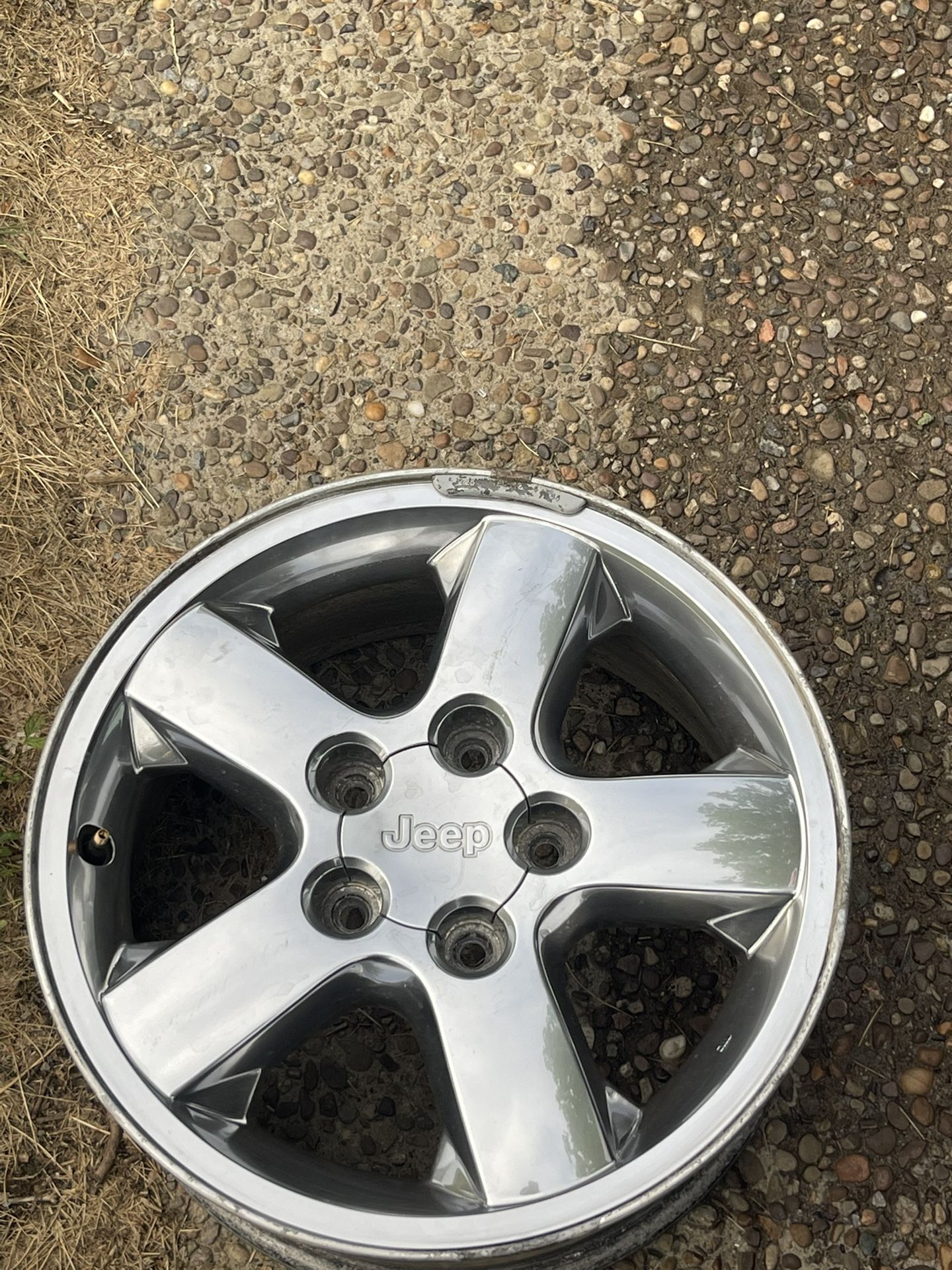 Four 17” Jeep Wheels & Radiator Fan