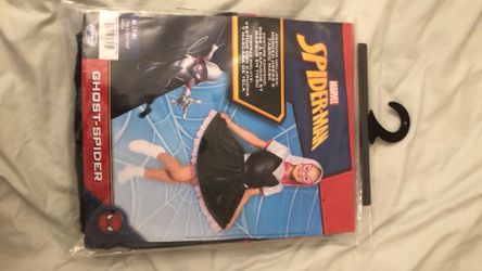 NEW Marvel Ghost-Spider (Spider-Gwen) Costume Dress & Mask - Size 7-8