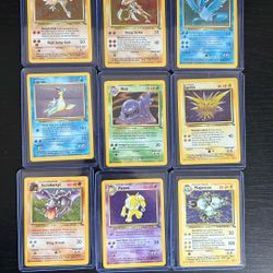 1999 Pokemon Fossil Holos Trading Cards
