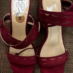 Red Open Shoes 