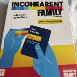 Incoherent Family game