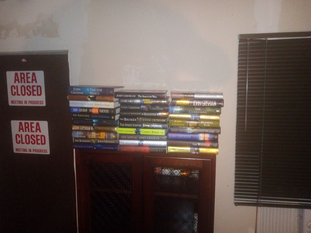29 John Grisham Hardcover First Edition W/DJ