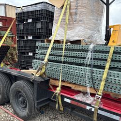 BRAND NEW NEVER USED UPRIGHTS 8’ X 48” BEAMS 12’ 6’ LONG HEAVY DUTY GRIDS PRICES IN DESCRIPTION