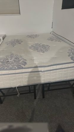 Full mattress and box frame