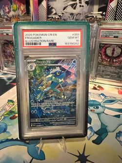 2026 POKEMON CHAOS RISING IR FROGADIER PSA 10