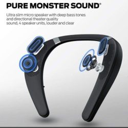 Monster Boomerang Neckband Bluetooth Speaker