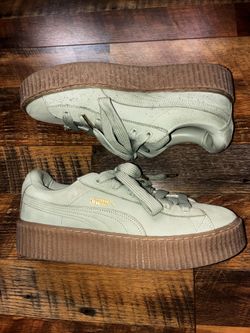 Puma x Fenty green platform sneakers Size US 11 #lifestyle #sneakers #grunge #puma #casual