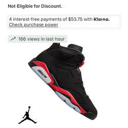 Jordan 6 Retro "Infrared Salesman" Men's Shoe