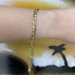 10k FÍGARO ANKLET 