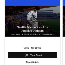 4 Aisle Seats. Homerun/Foul Line Section