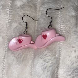 Cowgirl Hat Earrings