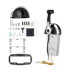 8M0059686 Top-Mounted Outboard Remote Control Box for Mercury PT 2-Stroke, Marine Throttle Control Gear Box with Power Trim Switch